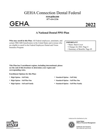 A National Dental PPO Plan - GEHA