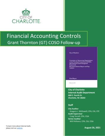 Financial Accounting Controls - Charlotte, North Carolina