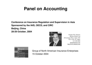 Panel On Accounting - OECD