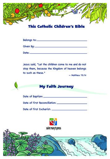 This Catholic Children's Bible