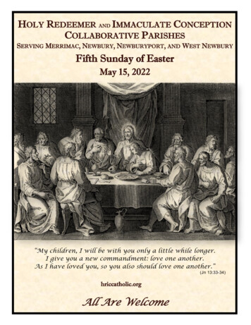 ERVING , NEWBURYPORT AND EST EWBURY Fifth Sunday Of Easter