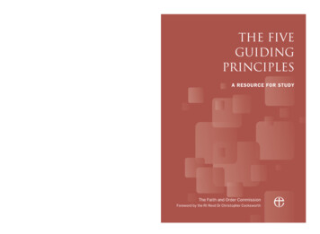 A RESOURCE FOR STUDY GUIDING - Church Of England