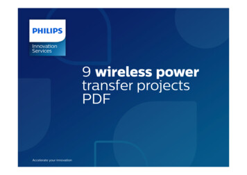 9 Wireless Power Transfer Projects PDF - Philips Engineering Solutions