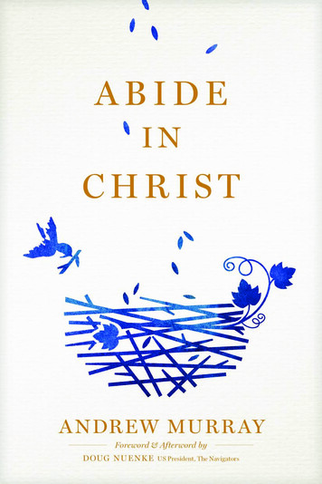 Abide In Christ - Tyndale House