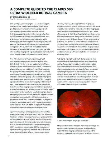 A Complete Guide To The Clarus 500 Ultra-widefield Retinal Camera - Zeiss
