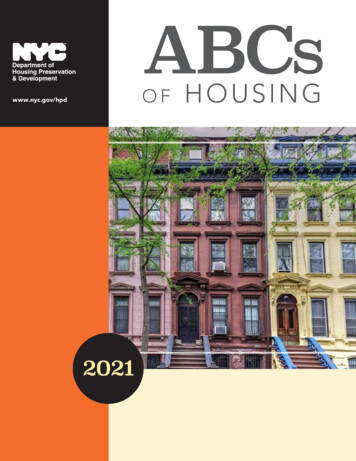 ABCs Of Housing 2021 - New York City