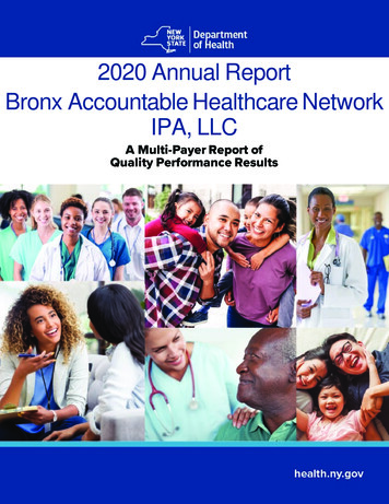 Aco Bronx 2020 - New York State Department Of Health