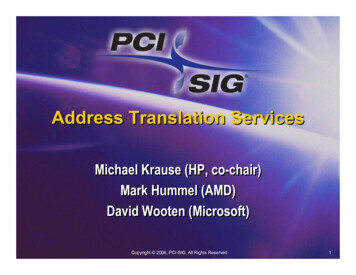 Address Translation Services - Composter