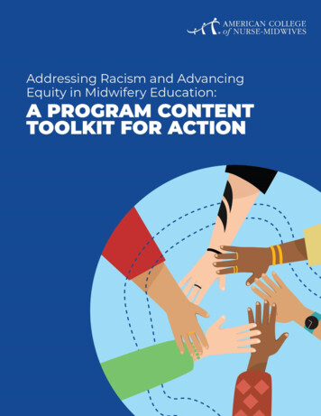 ACNM Addressing Racism And Advancing Equity In Midwifery Education: A .