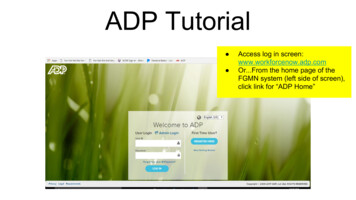 Access Log In Screen: Workforcenow.adp OrFrom The Home Page Of .
