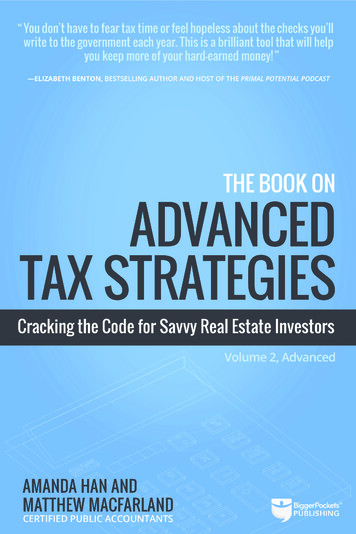 The Book On Advanced Tax Strategies