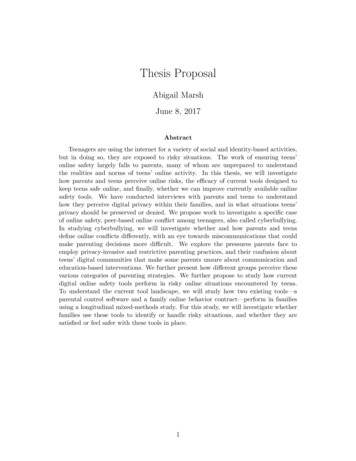 Thesis Proposal - Abigail Marsh