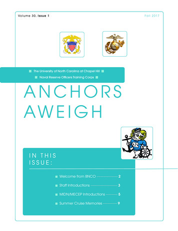 Naval Reserve Officers Training Corps ANCHORS AWEIGH