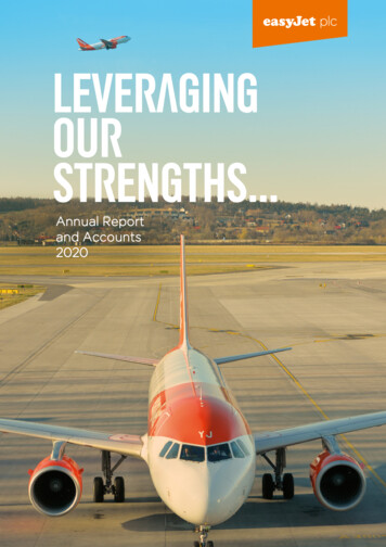 Leveraging Our Strengths - EasyJet