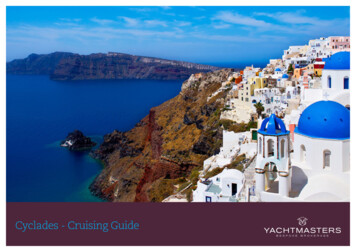 Cyclades - Cruising Guide - Yachtmasters