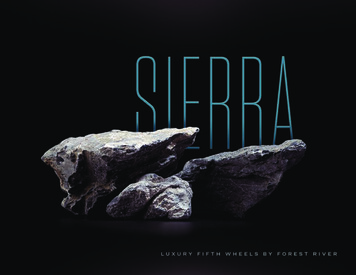 2022 Sierra Luxury Fifth Wheels Brochure