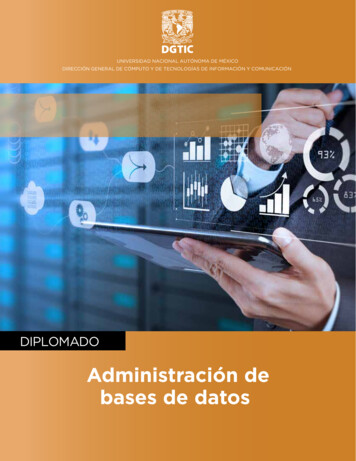 Administración De Bases De Datos - UNAM