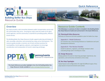 Quick Reference - Pennsylvania Department Of Transportation