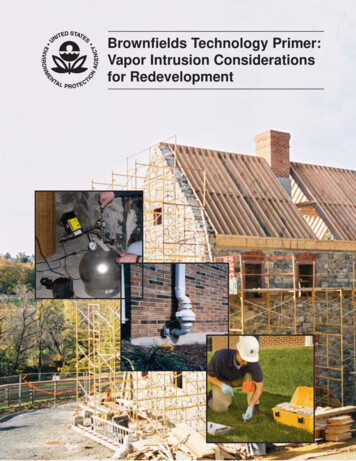 Brownfields Technology Primer: Vapor Intrusion Considerations For .