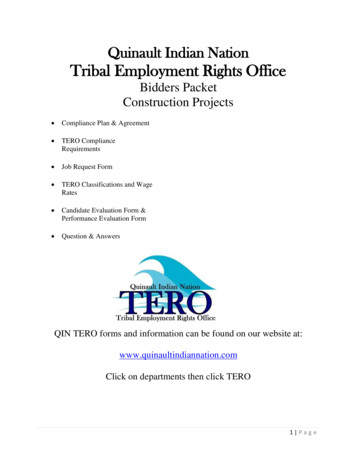 Quinault Indian Nation Tribal Employment Rights Office