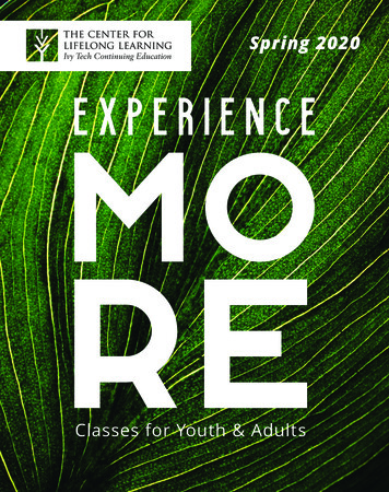 Classes For Youth & Adults - Ivy Tech