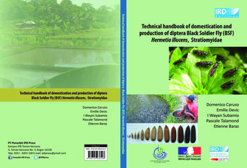 Technical Handbook Of Domestication And Production Of Diptera . - CIRAD