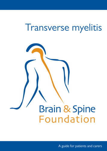 Transverse Myelitis - Brain And Spine