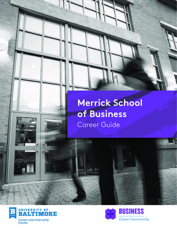 Merrick School Of Business - Ubalt.edu