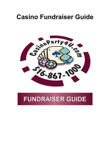 Casino Fundraiser Guide
