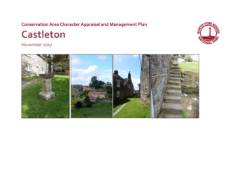 Conservation Area Character Appraisal And Management Plan Castleton
