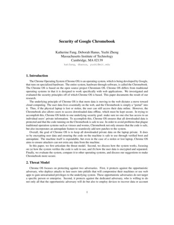 Security Of Google Chromebook