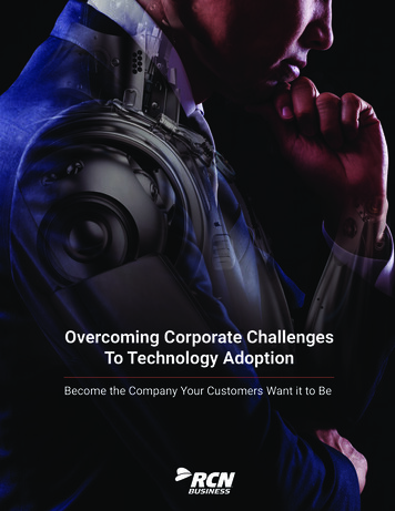 Overcoming Corporate Challenges To Technology Adoption