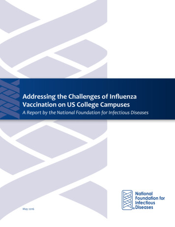 Addressing The Challenges Of Influenza Vaccination On US College Campuses