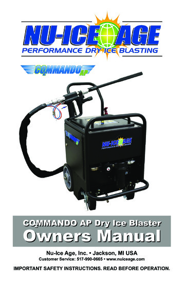 Nu-Ice Dry Ice Blasting - Dry Ice Cleaning Machines