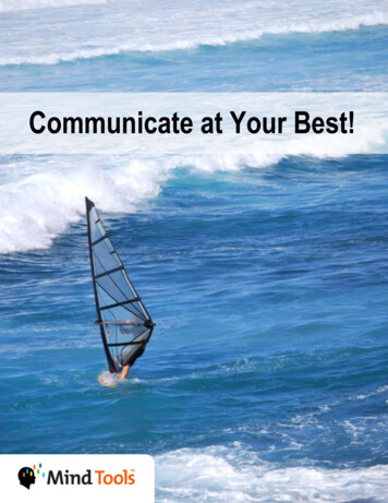 Communicate Your Best - Mind Tools