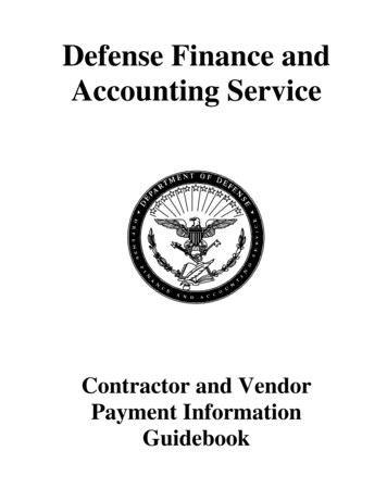 Defense Finance And Accounting Service - AcqNotes