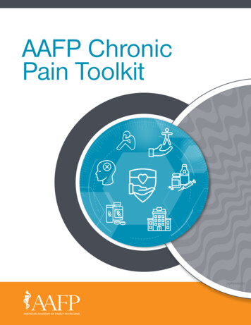 AAFP Chronic Pain Toolkit