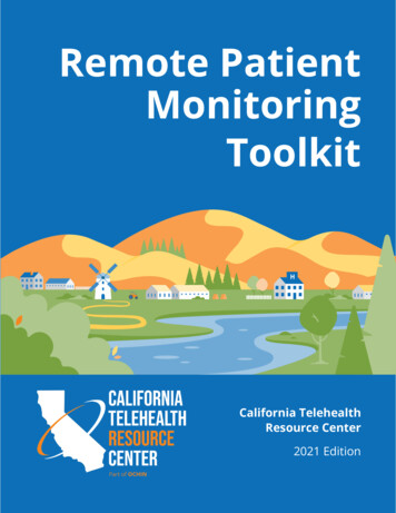 Remote Patient Monitoring Toolkit - Caltrc 