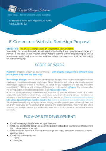 E-Commerce Website Redesign Proposal - Digital Design Solutions