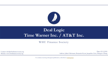 Deal Logic Time Warner AT&T