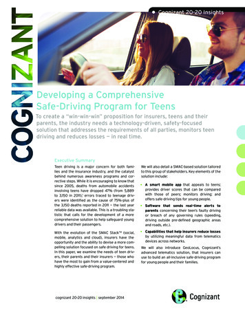 Developing A Comprehensive Safe-Driving Program For Teens - Cognizant
