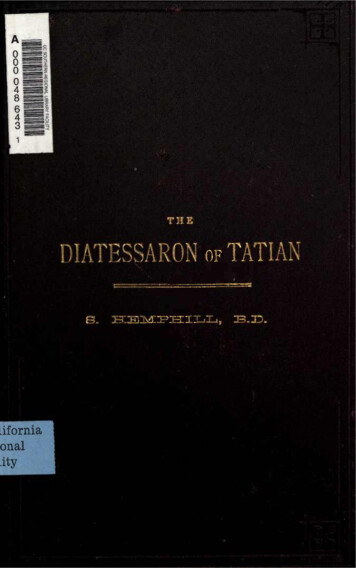 DIATESSARON TATIAN - Ia800205.us.archive 