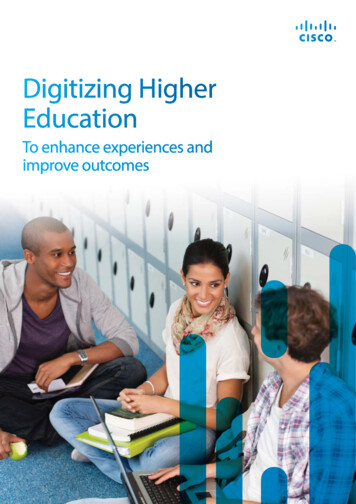 Digitizing Higher Education - Cisco