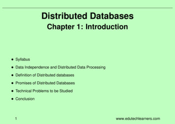 Distributed Databases - EduTechLearners