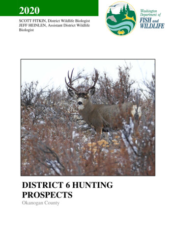 2020 Hunting Prospects: District 16 - Washington Department Of Fish And .