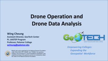 Drone Operation And Drone Data Analysis - GeoTech Center