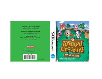 DS Animal Crossing Wild World - Nintendo