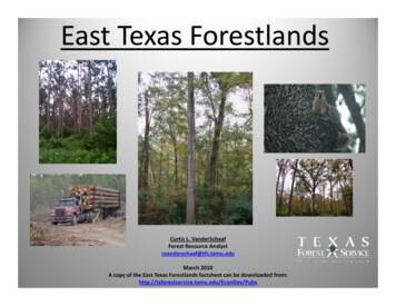 East Texas Forestlands - TAMU