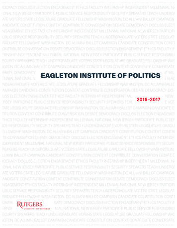 Eagleton Institute Of Politics