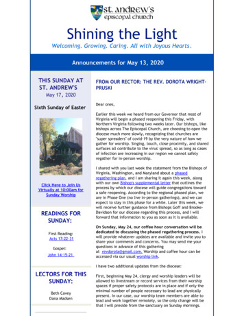 Shining The Light - St. Andrews Episcopal Church